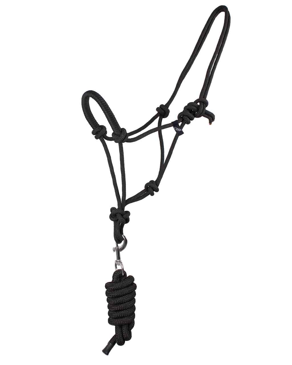 QHP »Knot Halter Set Black