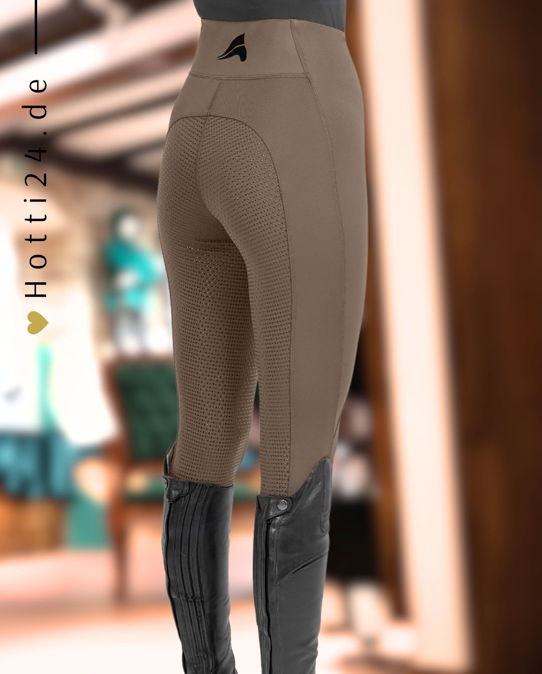EURO STAR »Reitleggings ESLivia FullGrip Umbra