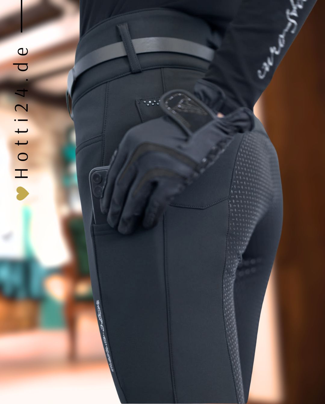 EURO STAR »Reithose ESAmare FullGrip Night