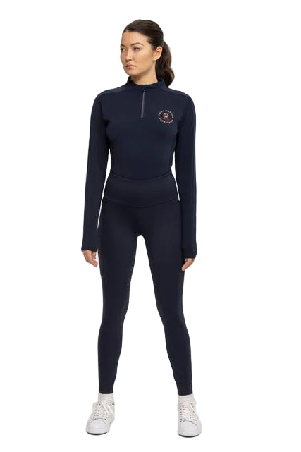 Tommy Hilfiger Equestrian Riding Leggings Delaware FullGrip Desert Sky