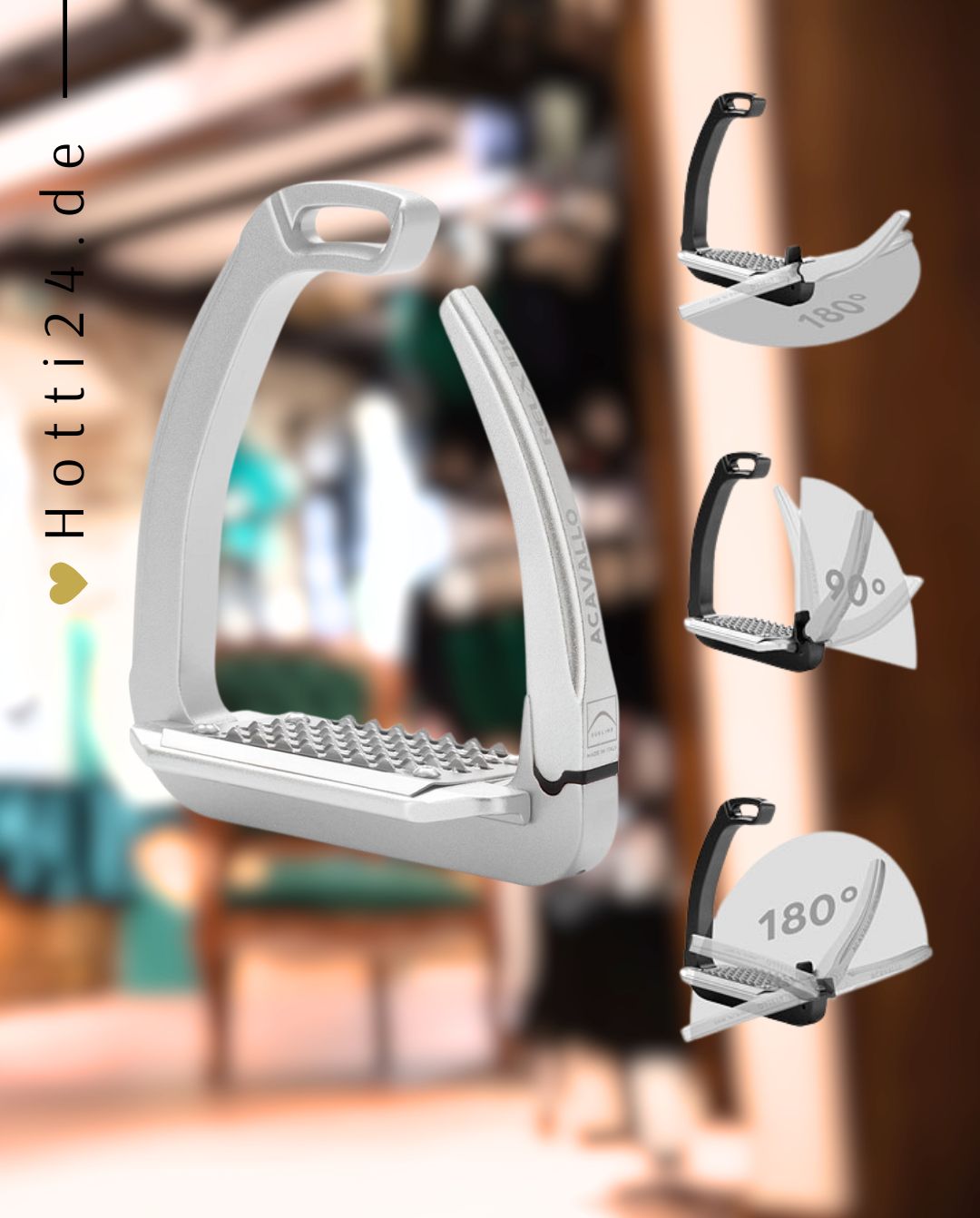 Acavallo »Sicherheitssteigbügel Rel-X 180 Aluminium