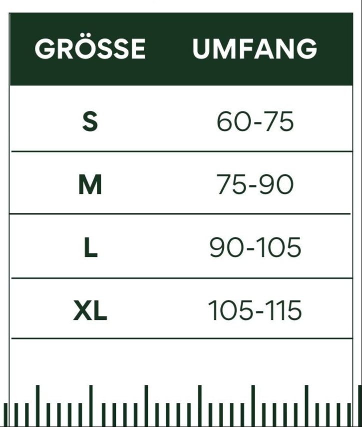 B-Stensgaard »Unisex Rückenstützgürtel Be Balanced Schwarz mit Magnete, ist elastisch und flexibel, und angenehm zu tragen. Er und entlastet die Bereiche, die verletzt sind und wo es weh tut. Der Gurt hat Magnete und Turmalin Steine Artikelnummer aft-y0011bs erhältlich bei www.Hotti24.de Grössentabelle