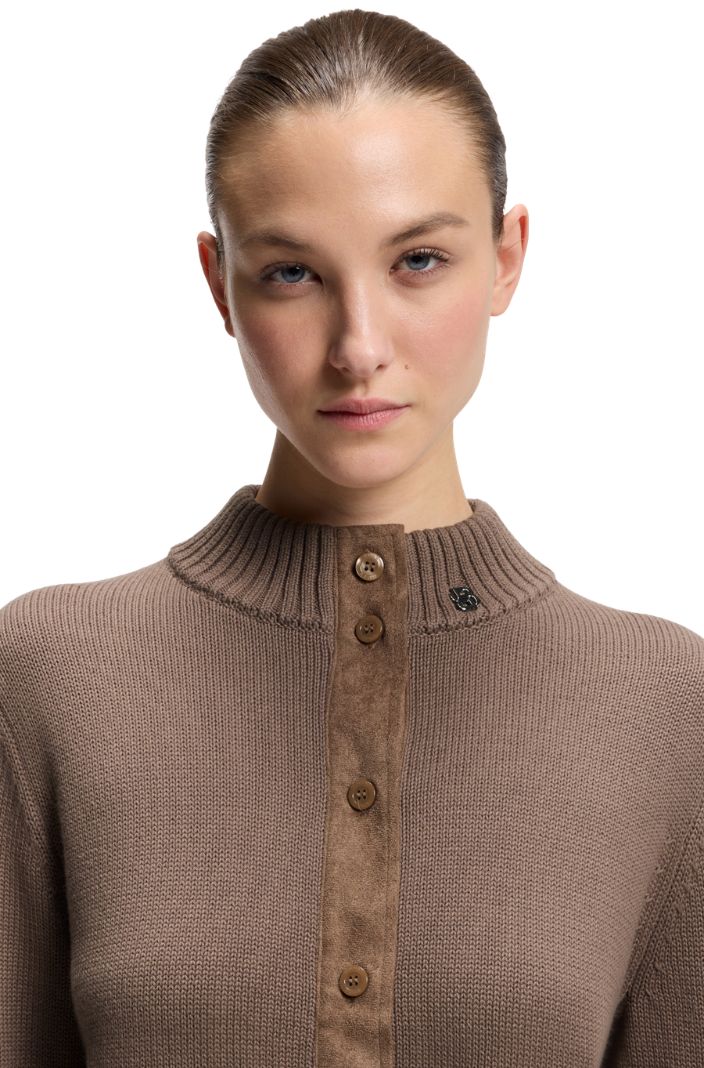 BOSS Equestrian Cardigan Elony Walnut