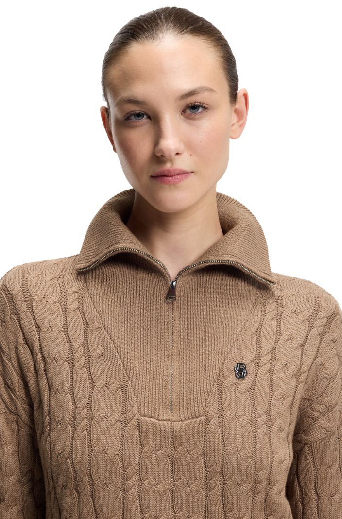 BOSS Equestrian Pullover Ella Troyer Walnut