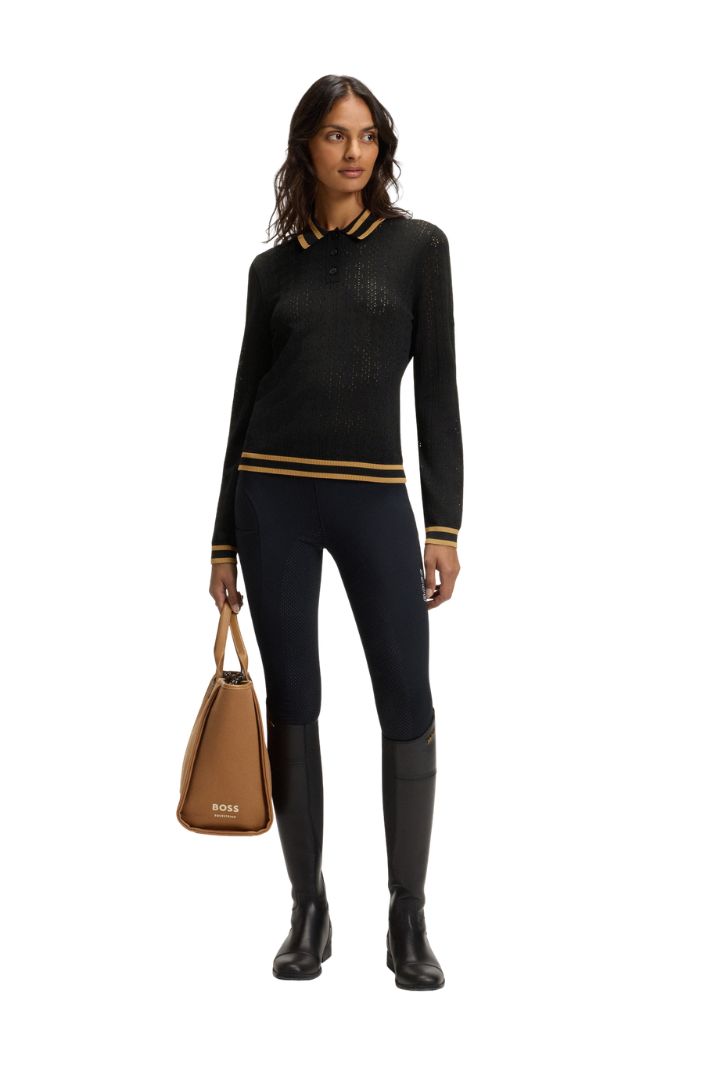BOSS Equestrian »Ladies' Sweater Polo Pam Black