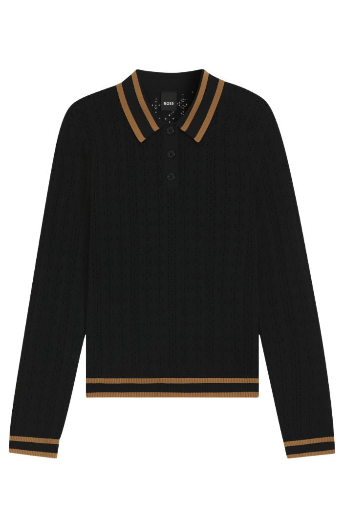 BOSS Equestrian »Ladies' Sweater Polo Pam Black