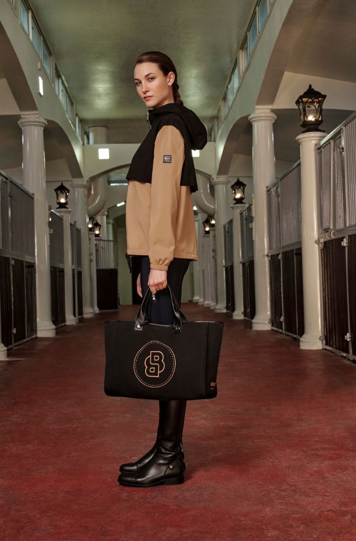 BOSS Equestrian Regenjacke Louise Black Camel