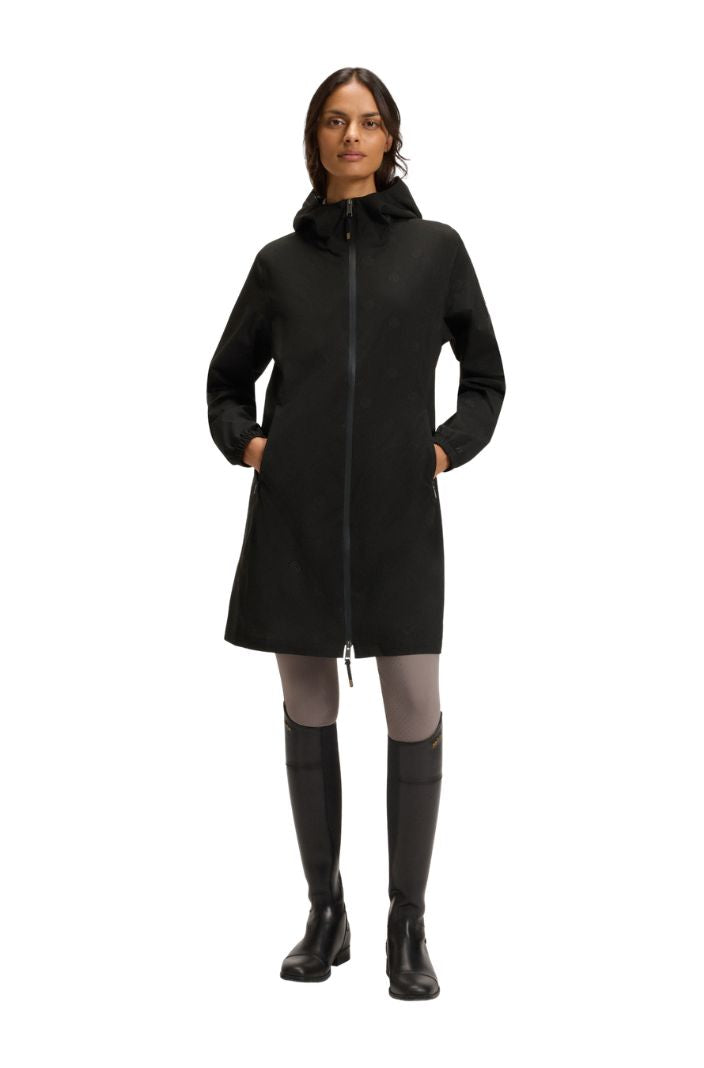 BOSS Equestrian »Damen Regenmantel Lara Black