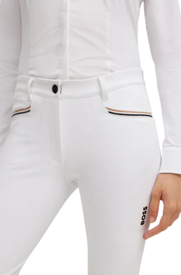 BOSS Equestrian Reithose Hazel KnieGrip Weiß 🏷️