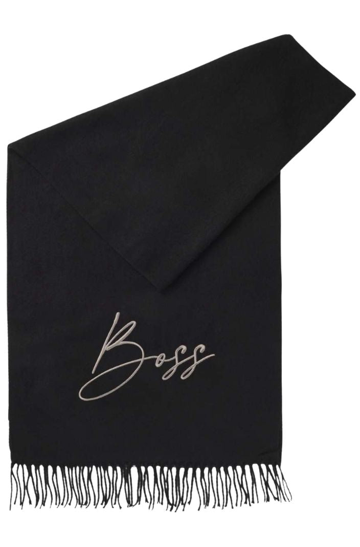 boss-equestrian-damen-schal-logo-black