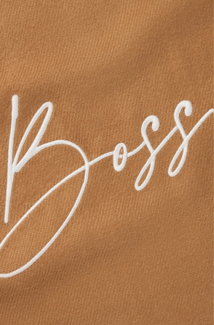 BOSS Equestrian "Scarf Logo Camel