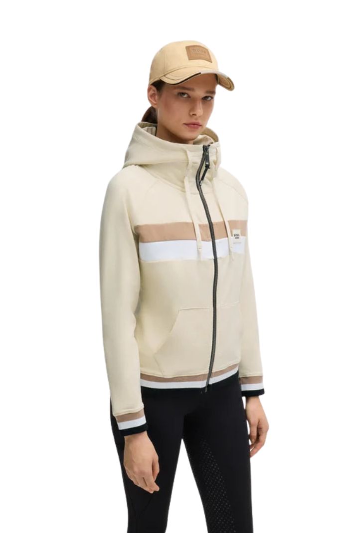 boss-equestrian-damen-sweatjacke-riva-almond