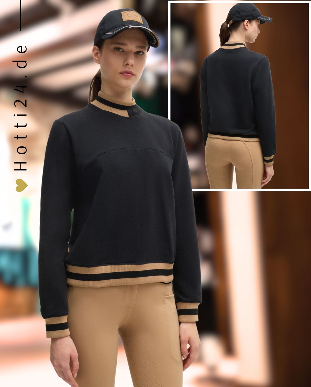 BOSS Equestrian »Sweatshirt Kim Black