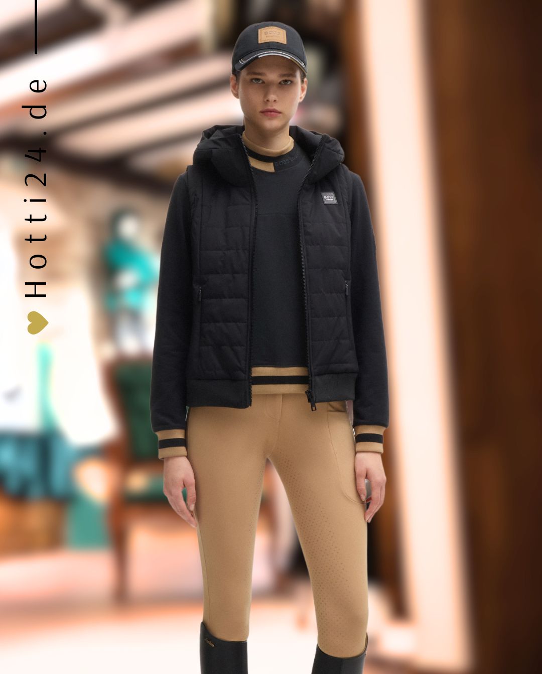 BOSS Equestrian »Sweatshirt Kim Black