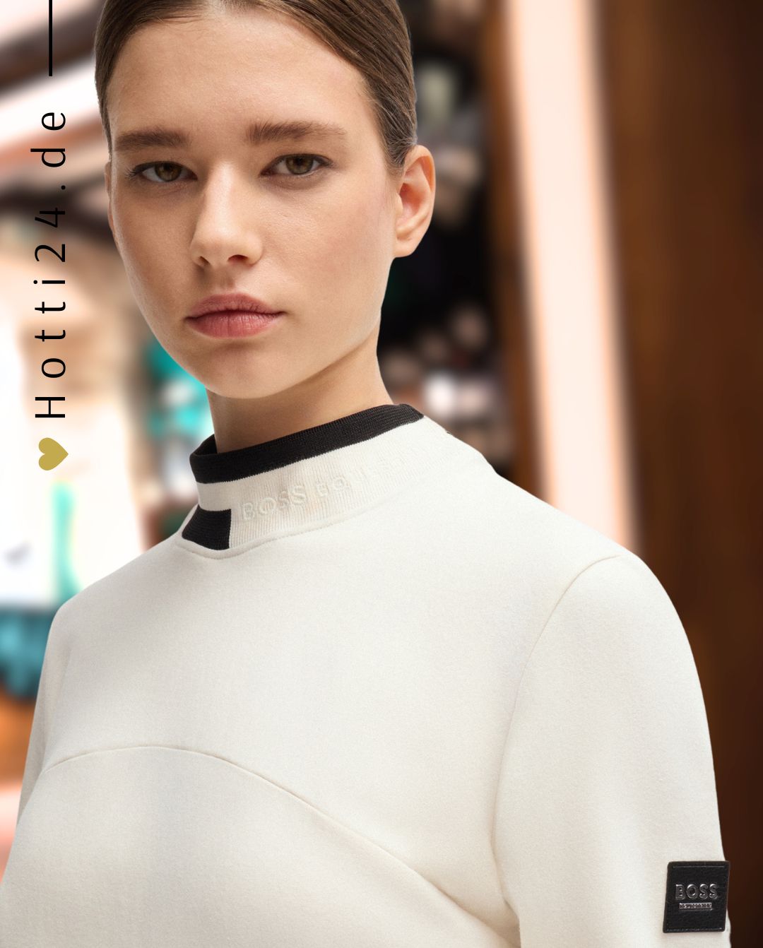 BOSS Equestrian »Sweatshirt Kim Soft Cream