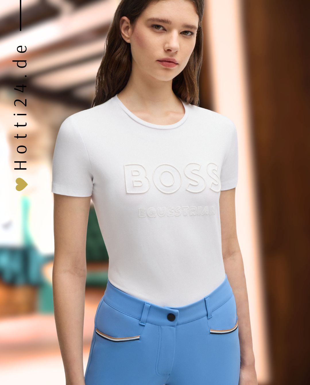 BOSS Equestrian »T-Shirt Maya Logo White