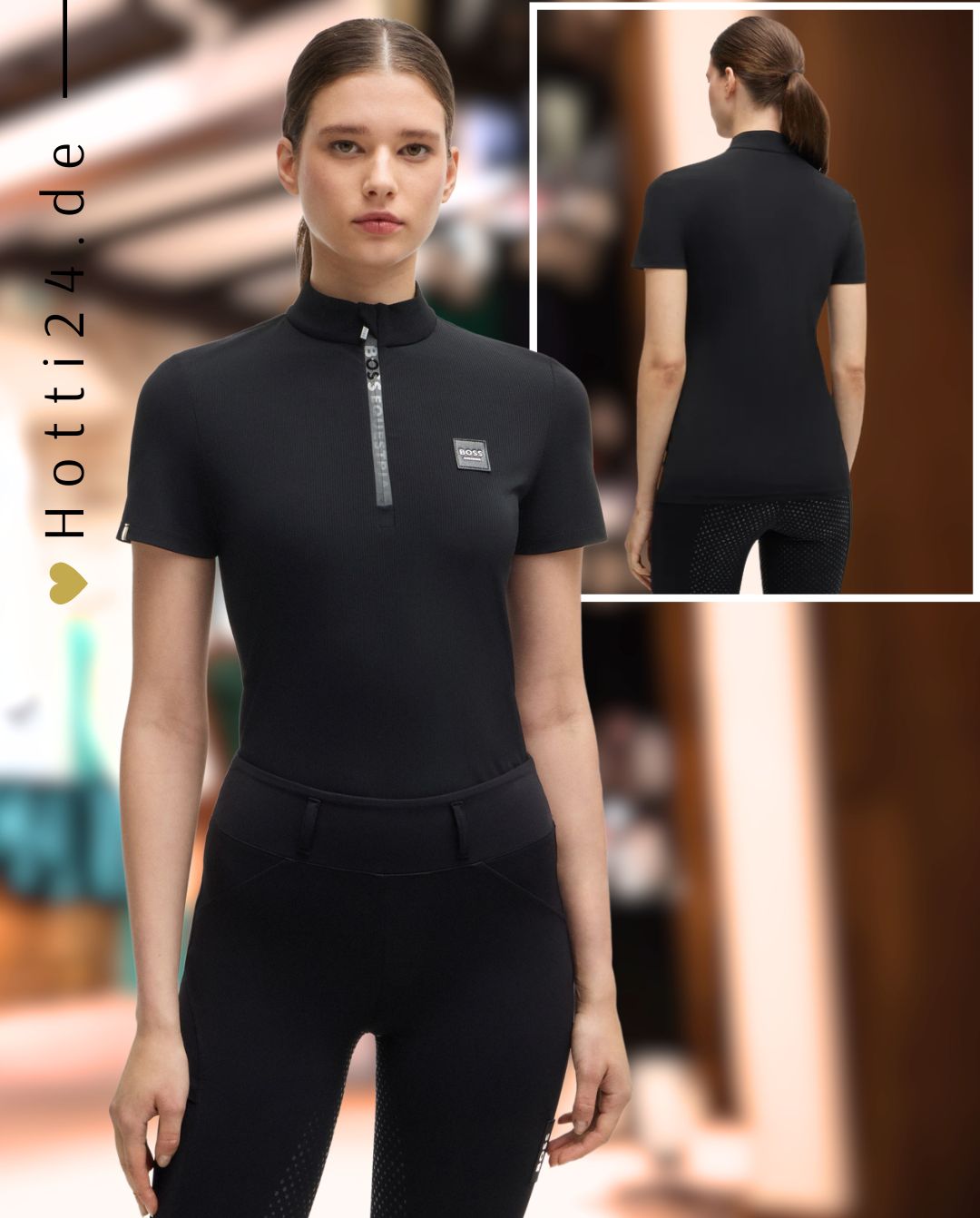 boss-equestrian-damen-trainingshirt-maira-stripes-riviera-b5w0402-001-black-kaufen-www.hotti24.de