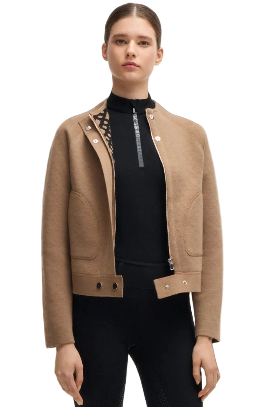 BOSS Equestrian Women's Riding Shirt Maira Stripes Black