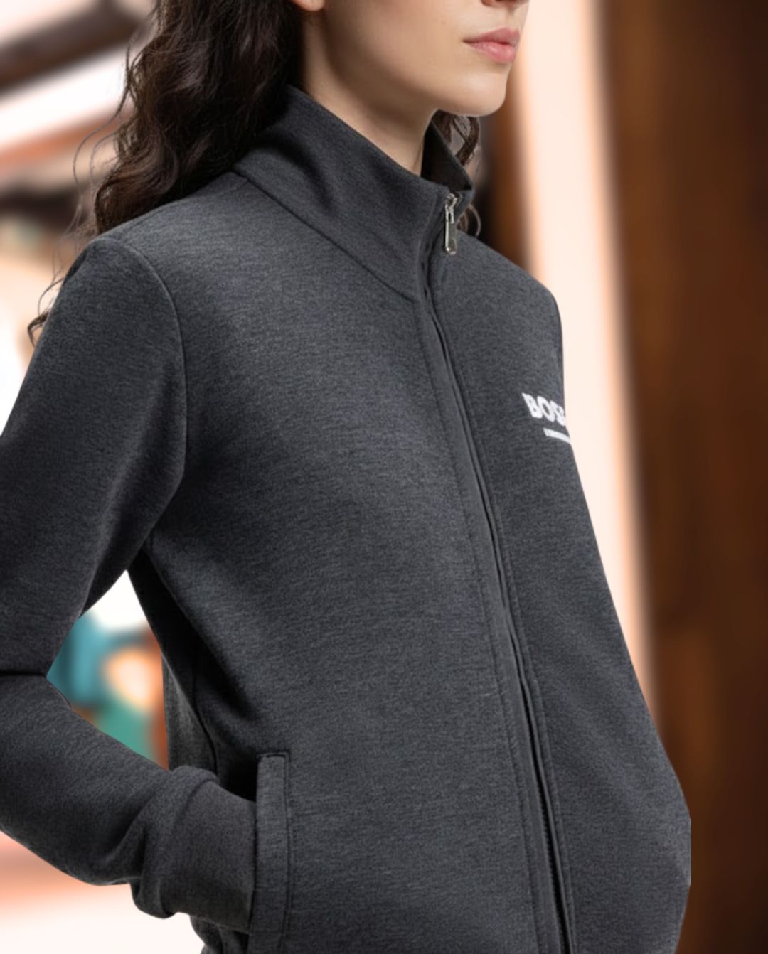 BOSS Equestrian »Trainingsjacke Paris Grey