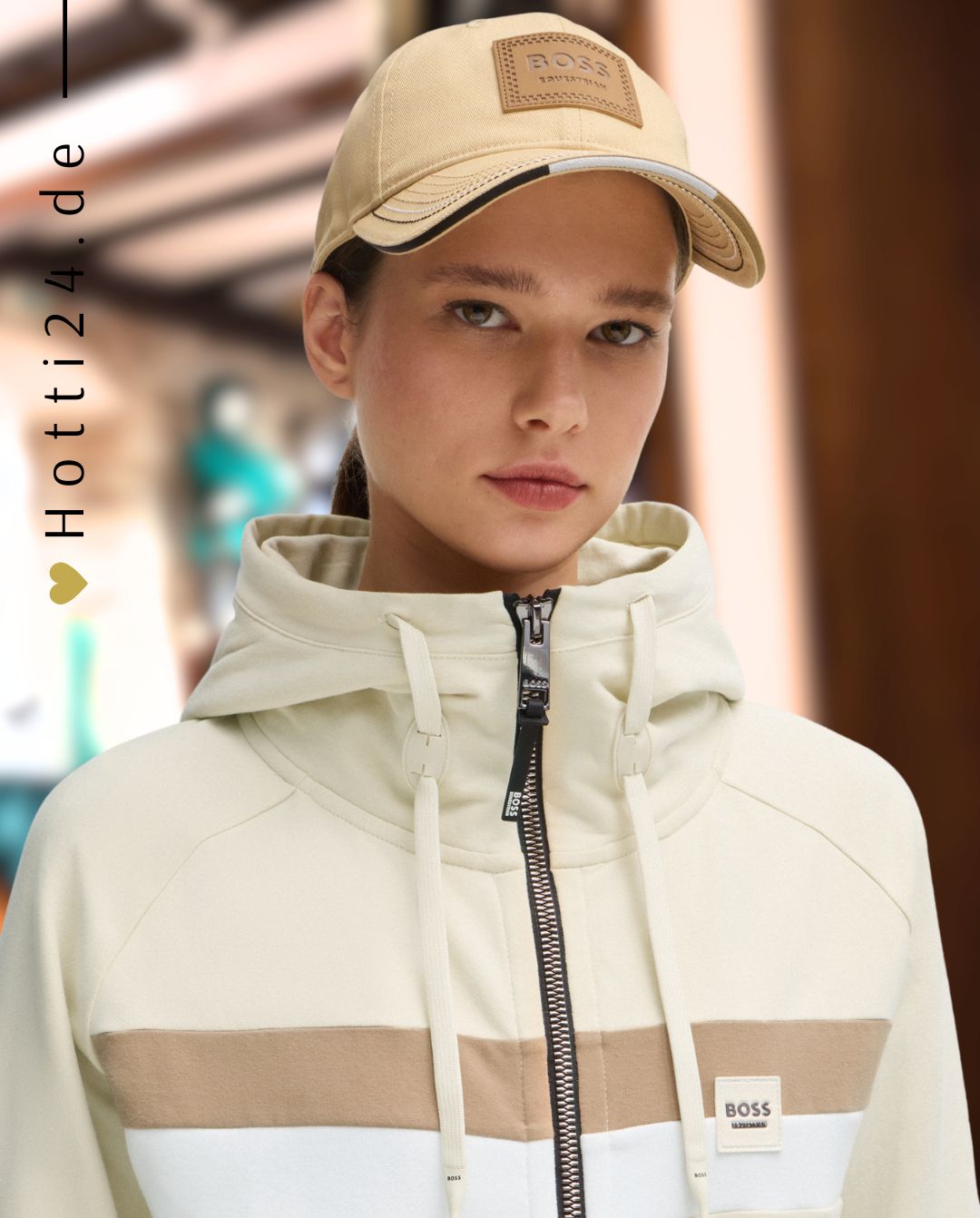 BOSS Equestrian »Trainingsjacke Riva Almond