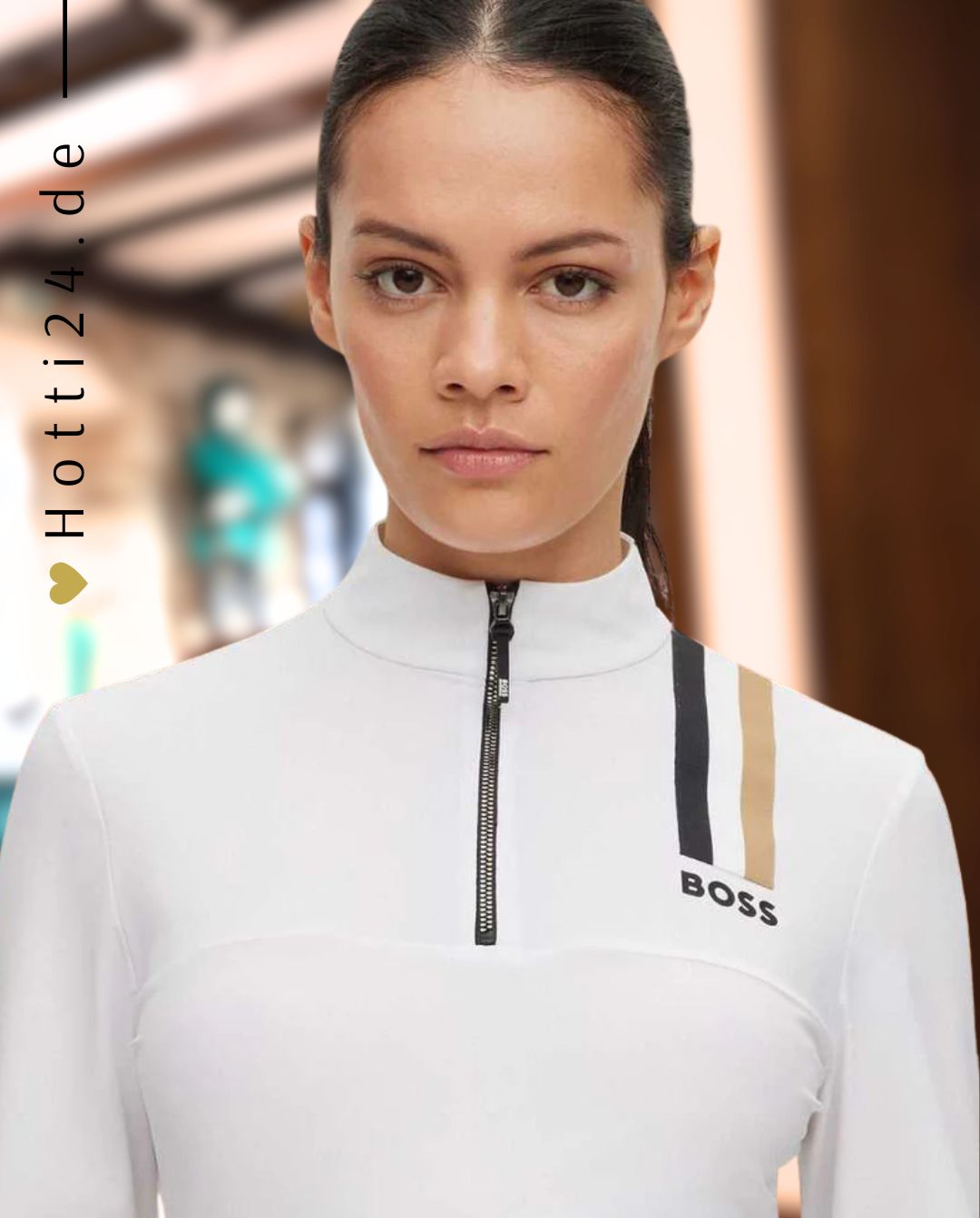 BOSS Equestrian »Trainingsshirt Evy White