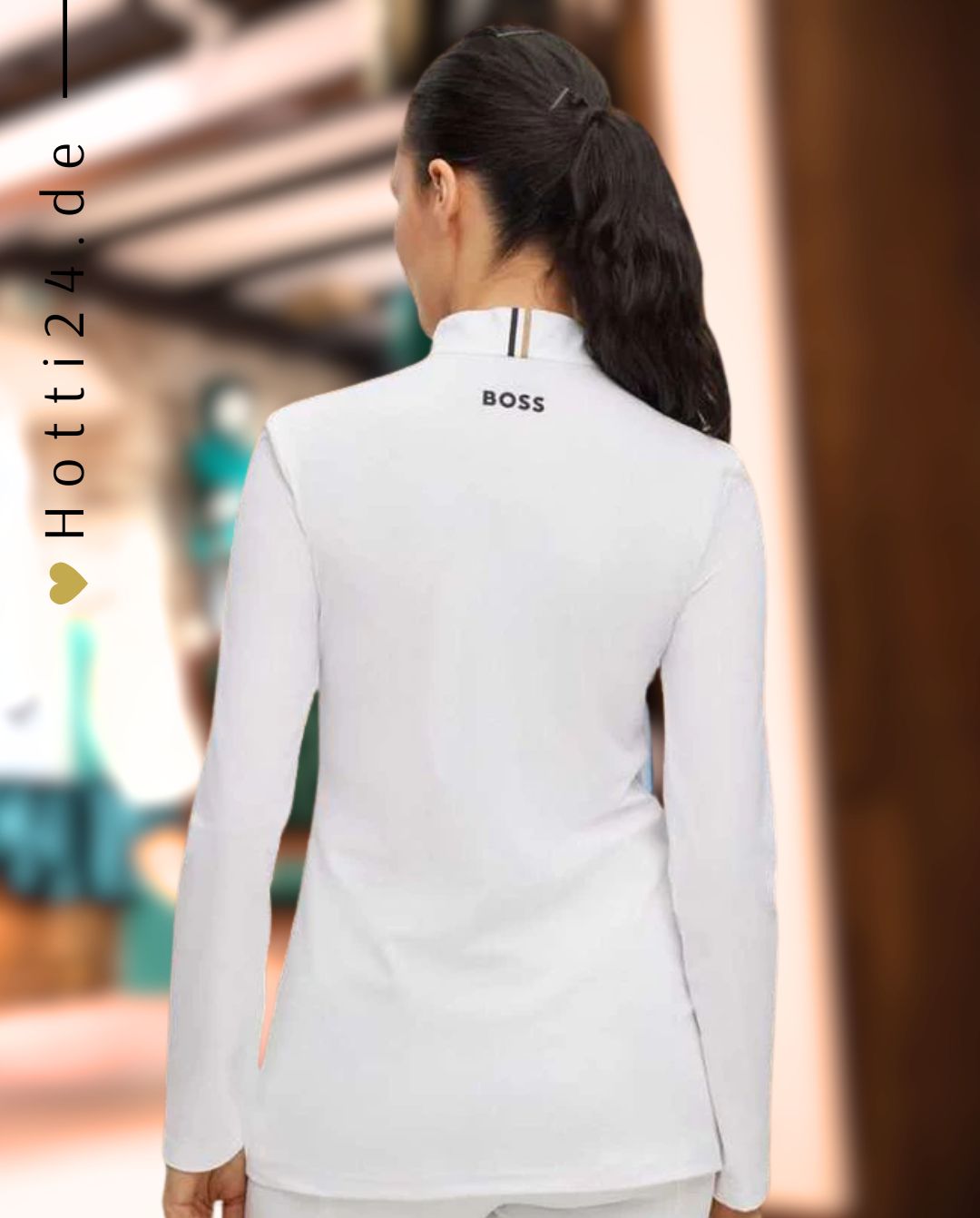 BOSS Equestrian »Trainingsshirt Evy White