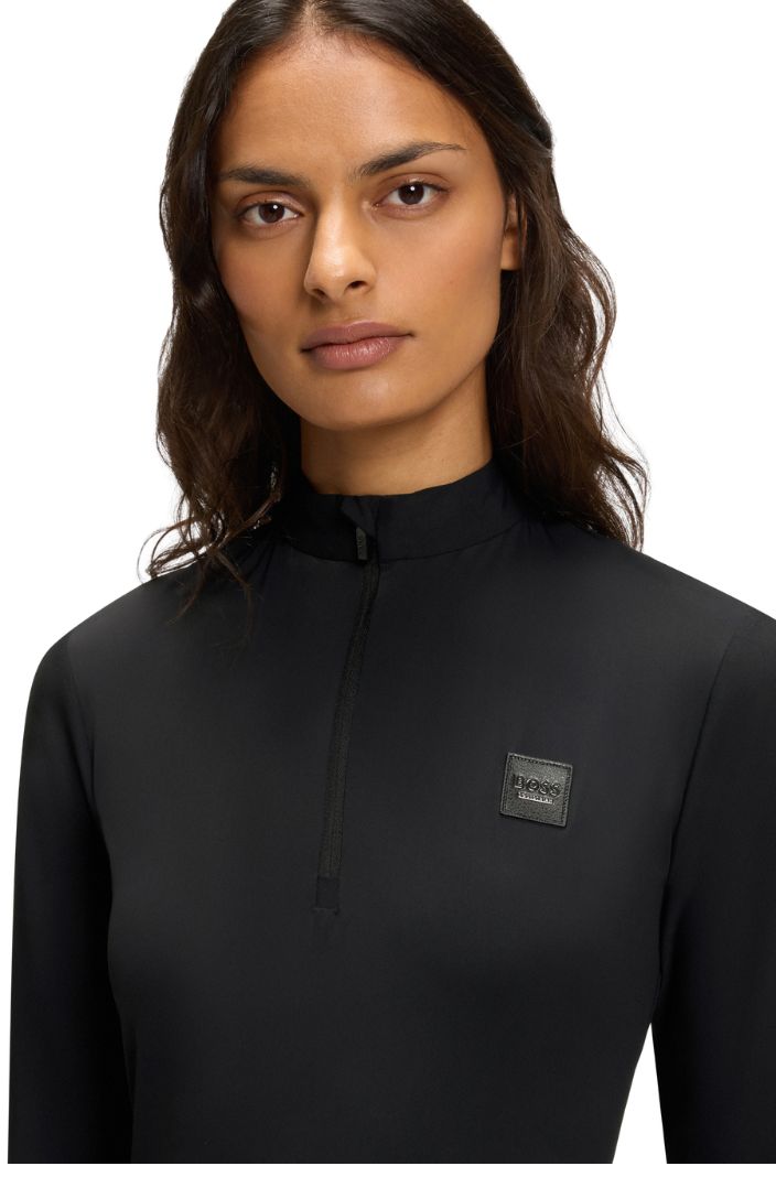 BOSS Equestrian Reitshirt Langarm Rachel Schwarz