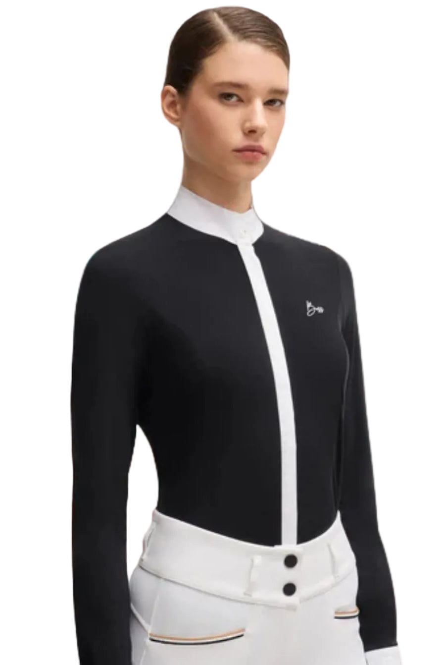 BOSS Equestrian »Damen Turnierbluse Emma Black Stripes