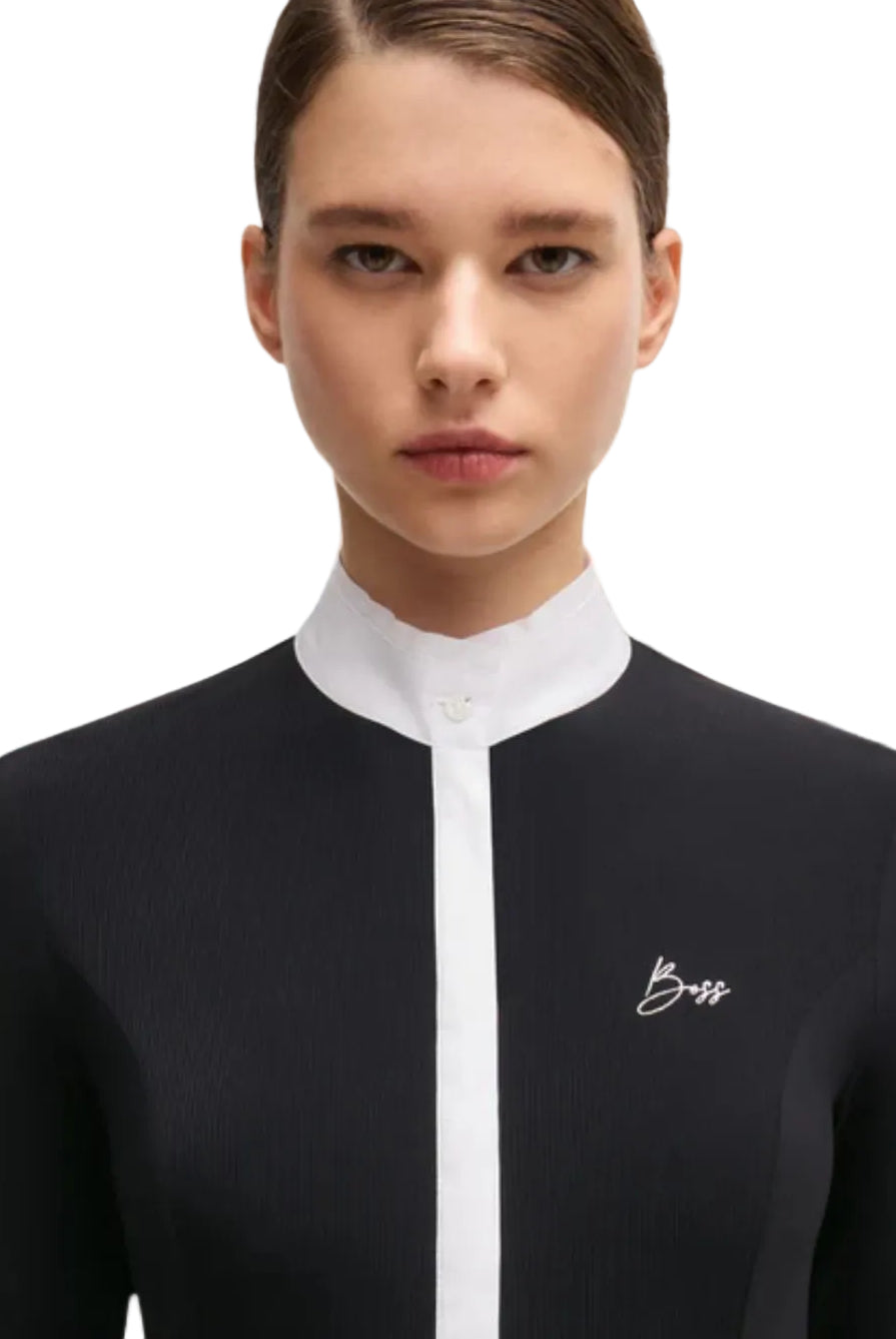 BOSS Equestrian »Damen Turnierbluse Emma Black Stripes