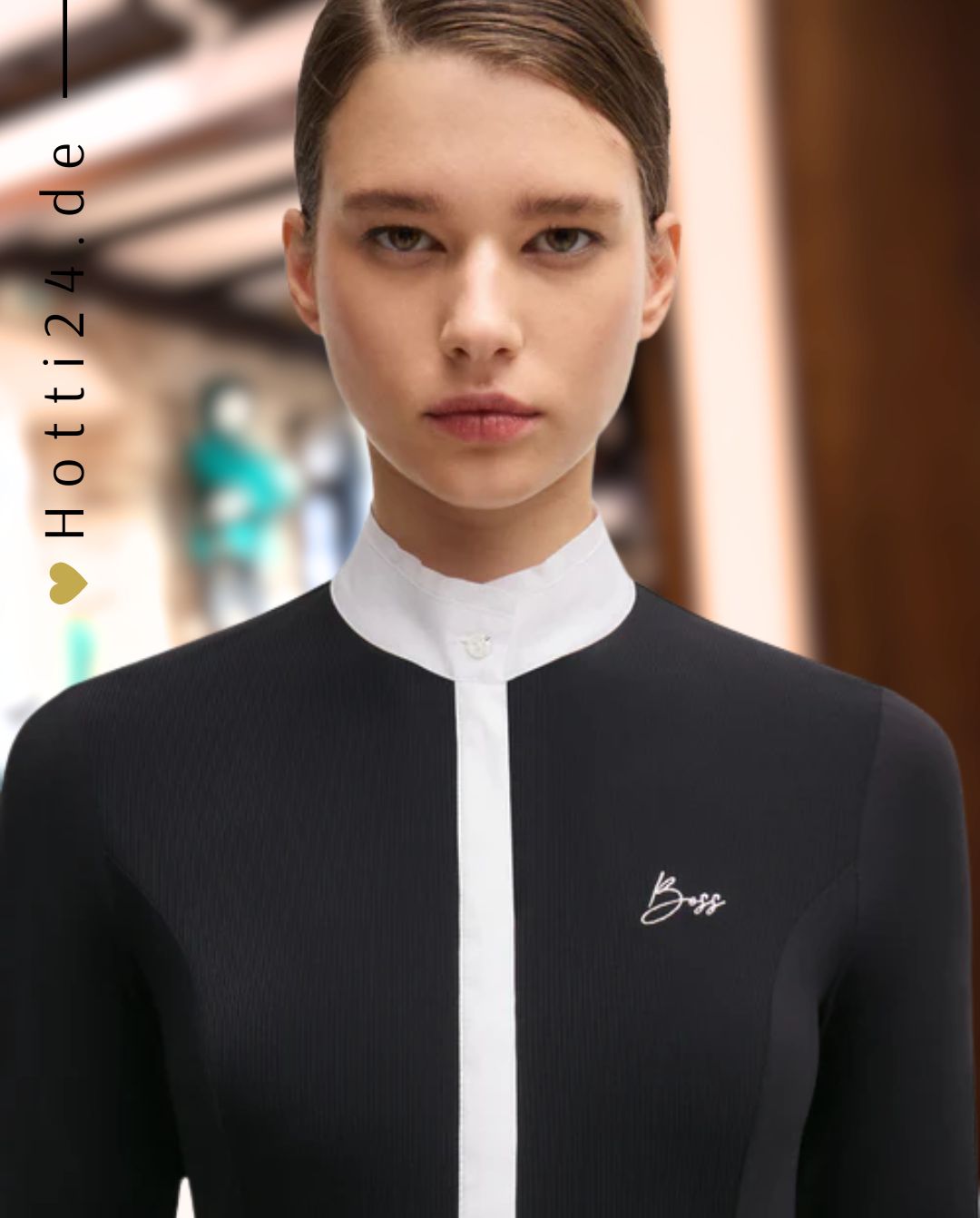 BOSS Equestrian »Turnierbluse Emma Black Stripes