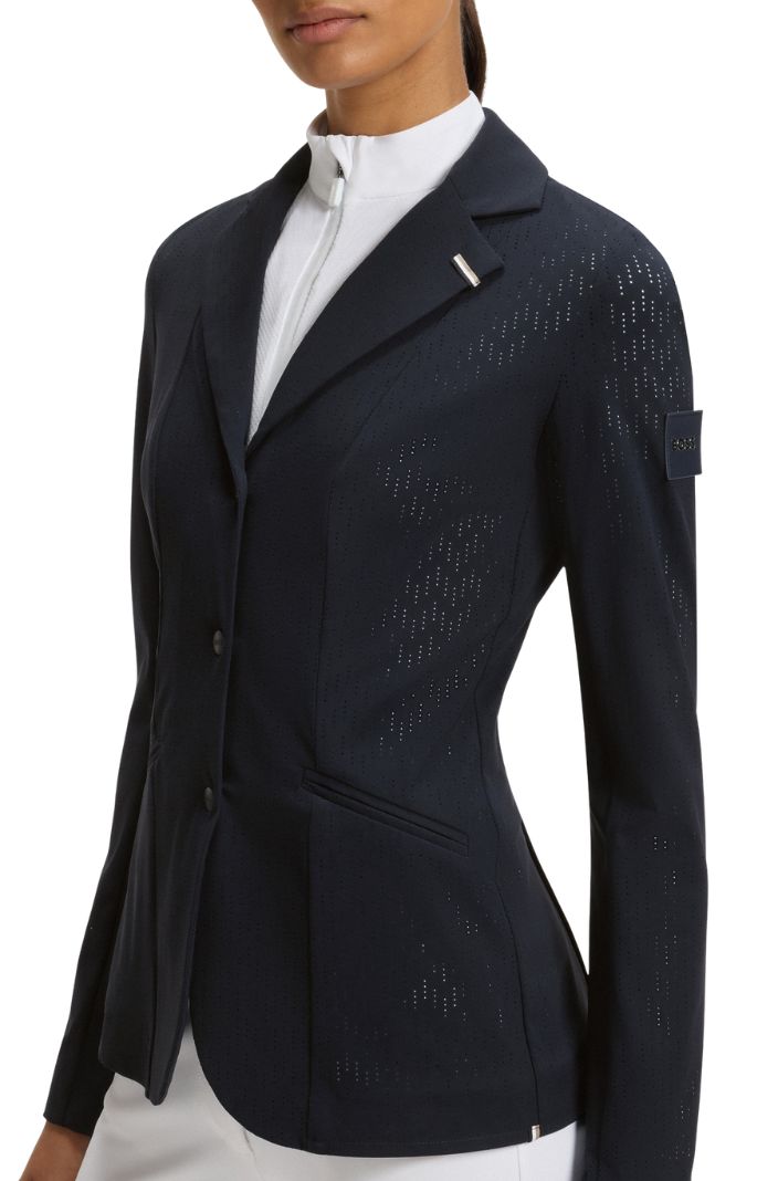 BOSS Equestrian Turniersakko Alina Forato Sky Captain