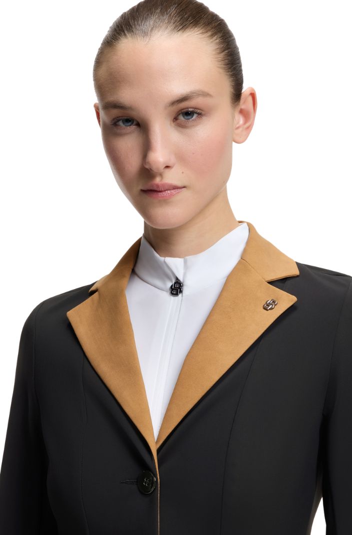 BOSS Equestrian Turniersakko Anna Schwarz Camel