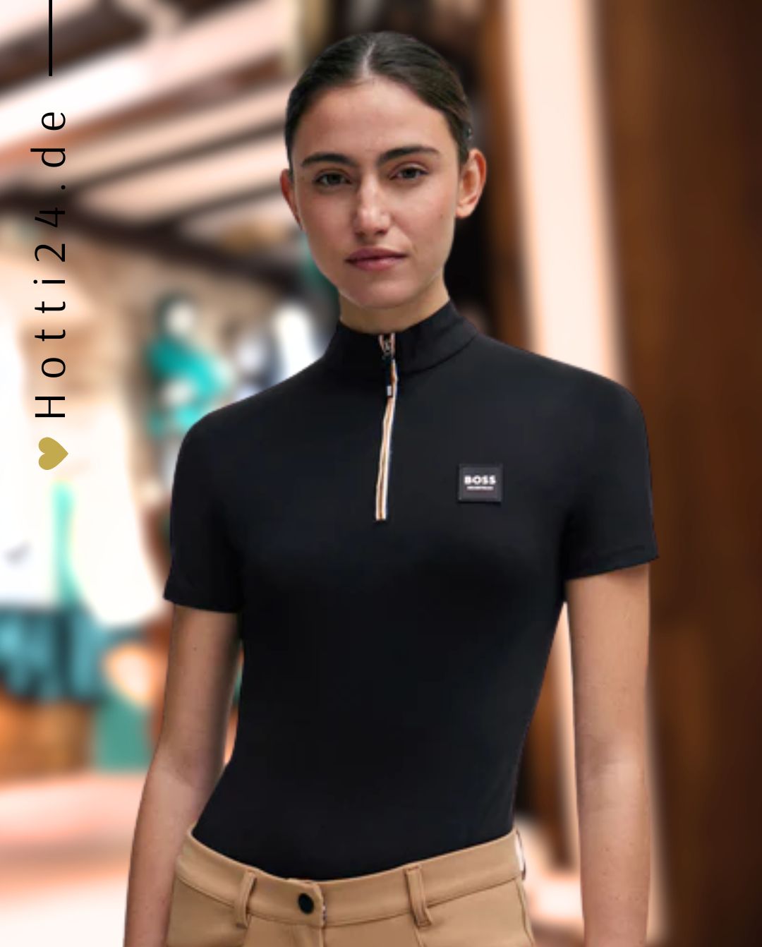 BOSS Equestrian »Trainingsshirt Mila Black