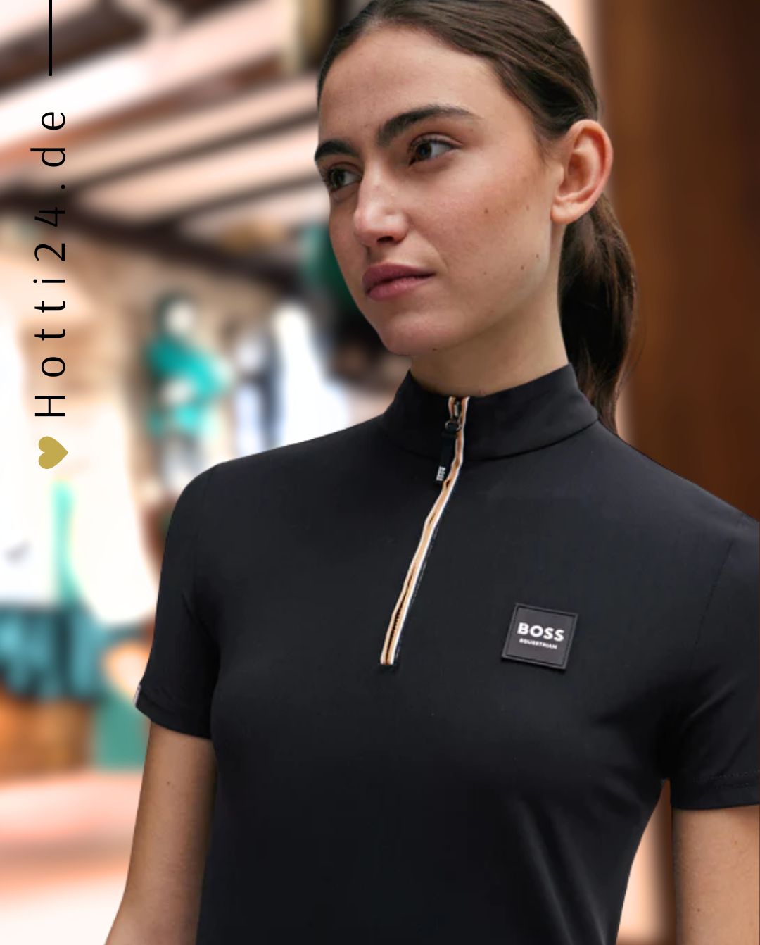 BOSS Equestrian »Trainingsshirt Mila Black