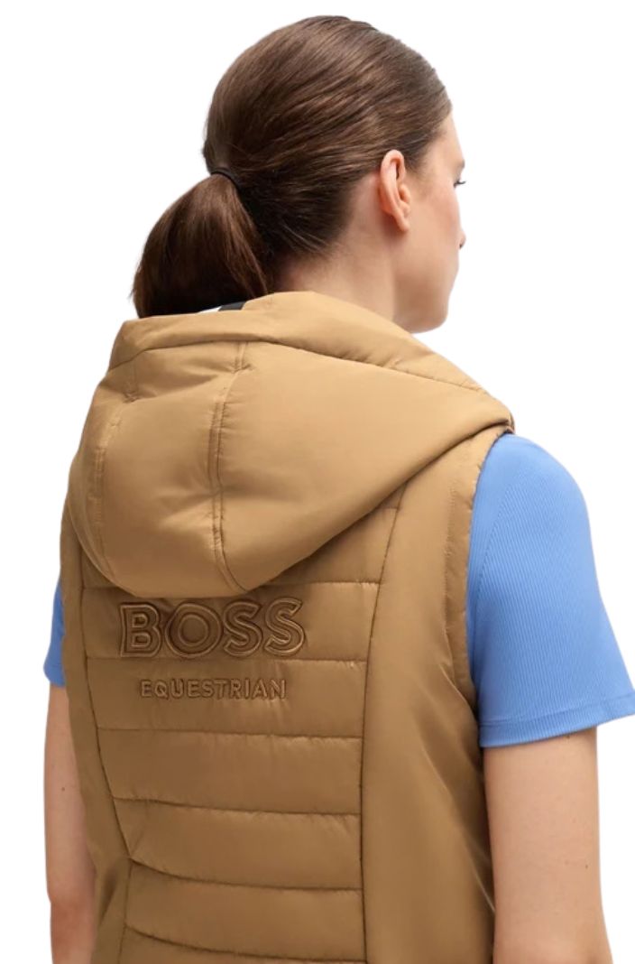 BOSS Equestrian Pufferweste Fally Camel