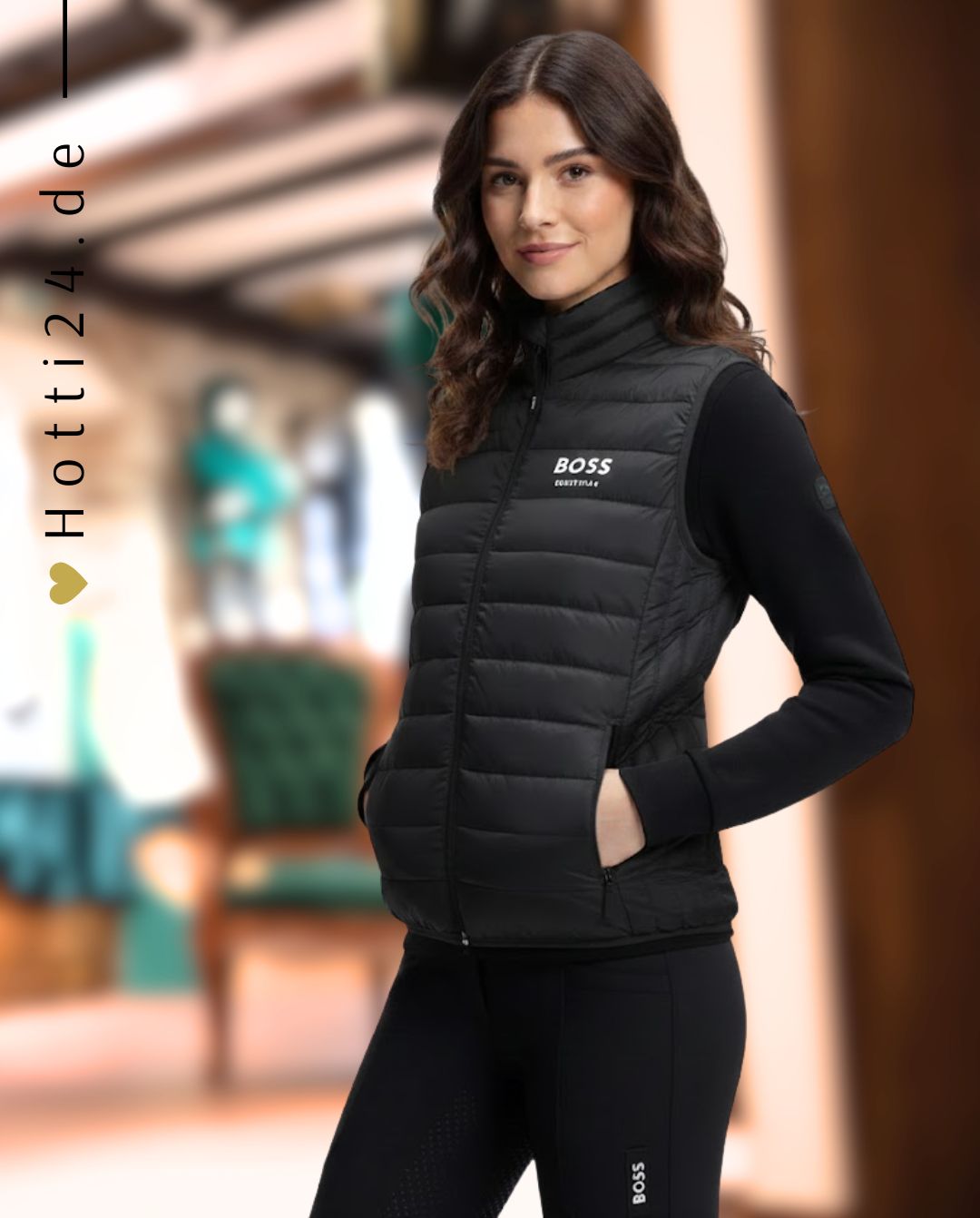 BOSS Equestrian »Weste Puffer Nice Black