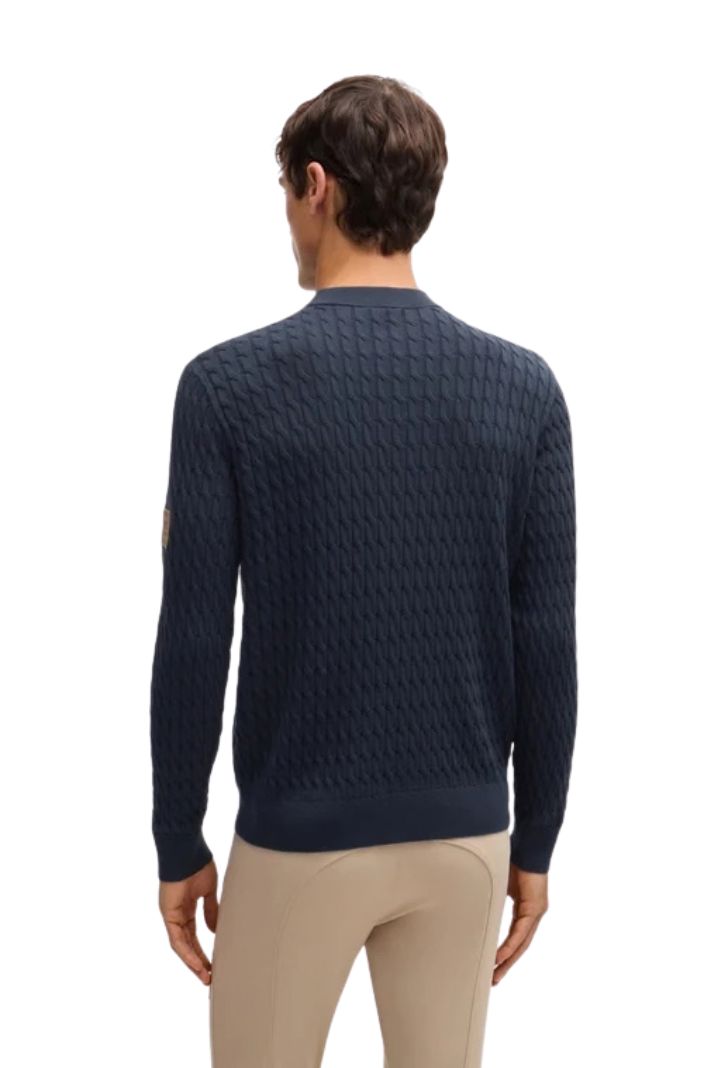BOSS Equestrian »Men's Knitted Sweater Jason Sky Captain
