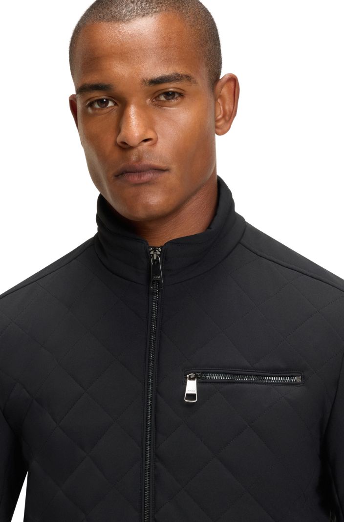 BOSS Equestrian »Motorbiker Pufferjacke Rian Black