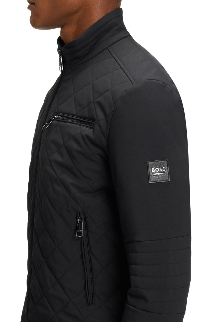 BOSS Equestrian »Motorbiker Pufferjacke Rian Black
