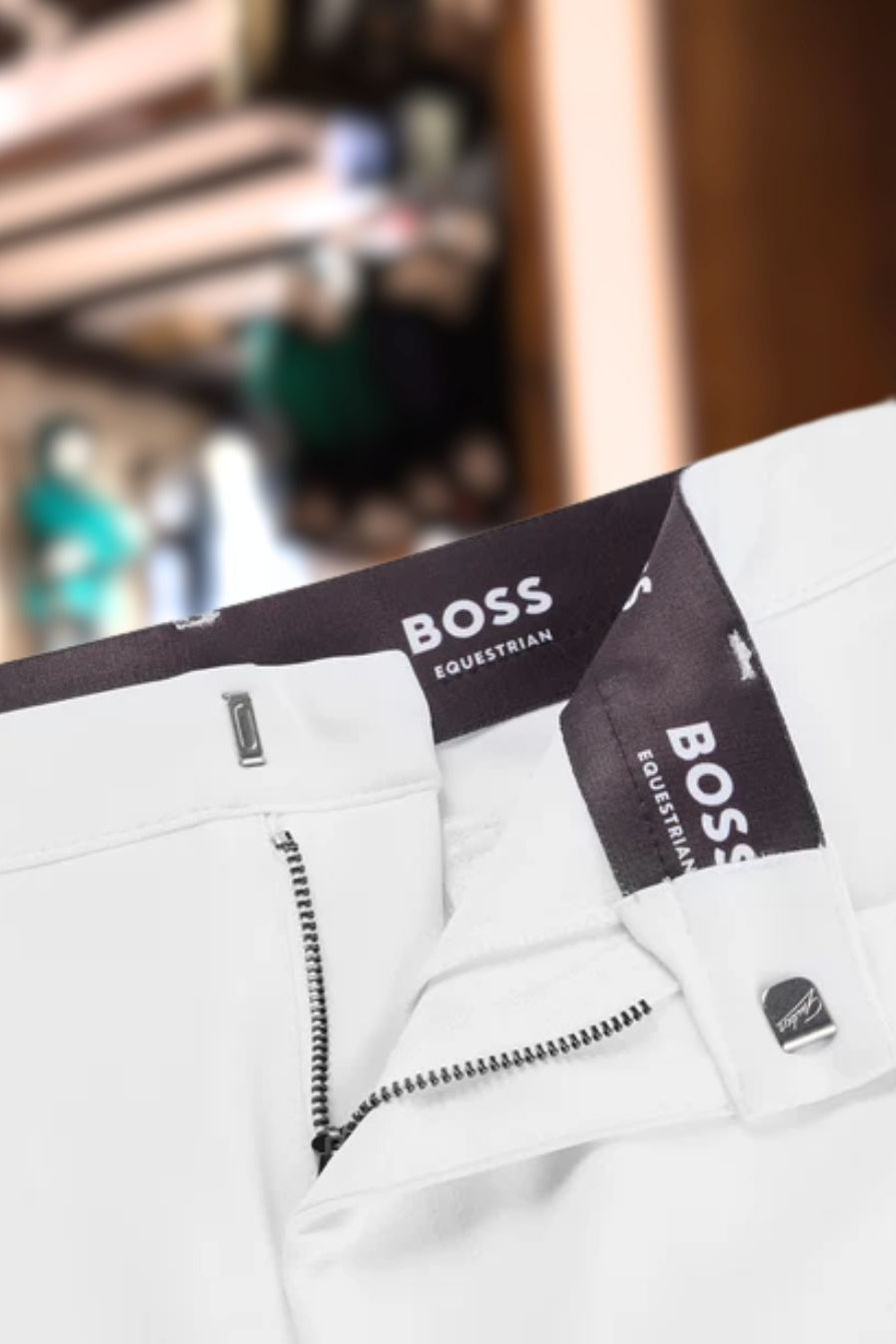 BOSS Equestrian "Men's Breeches James KneeGrip White 🏷️