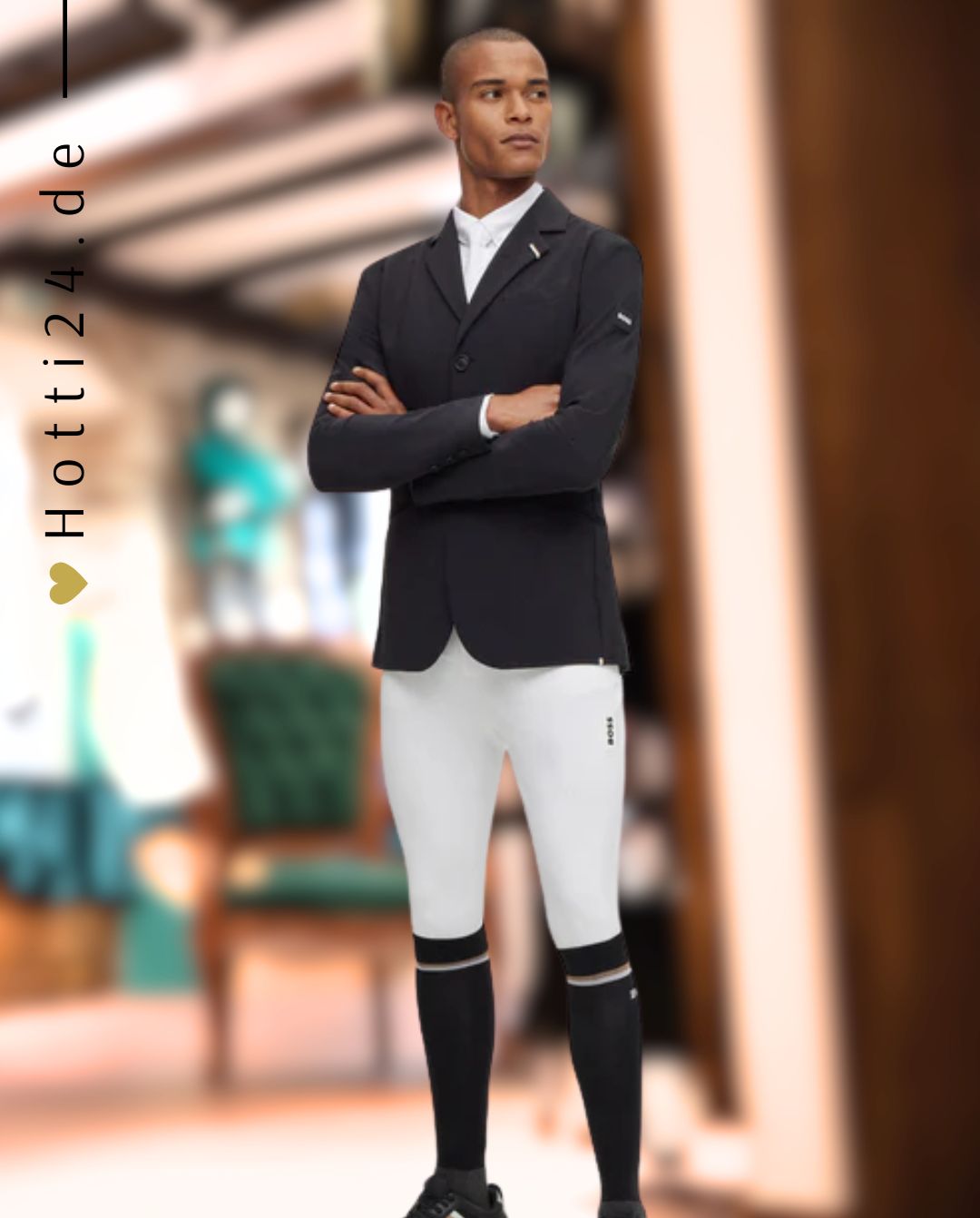 BOSS Equestrian »Reithose James KnieGrip White 🏷️