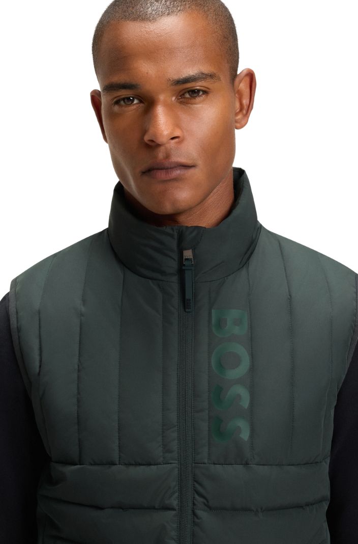 BOSS Equestrian »Herren Steppweste Ruben Pine Grove