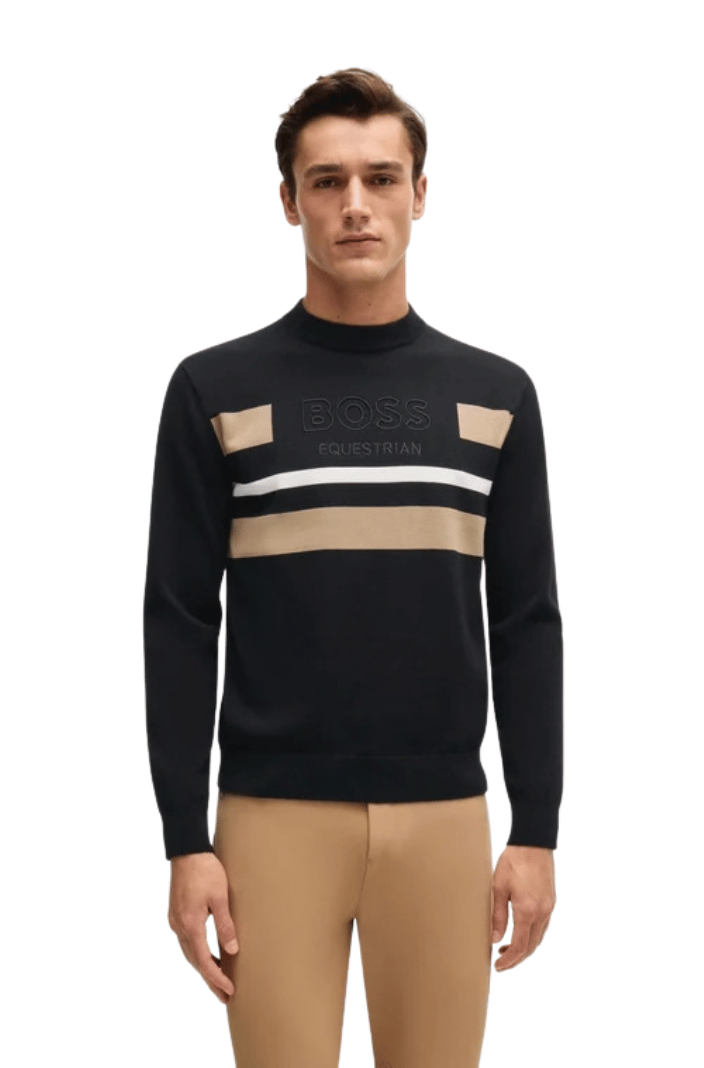 boss-equestrian-herren-strickpullover-brad-black