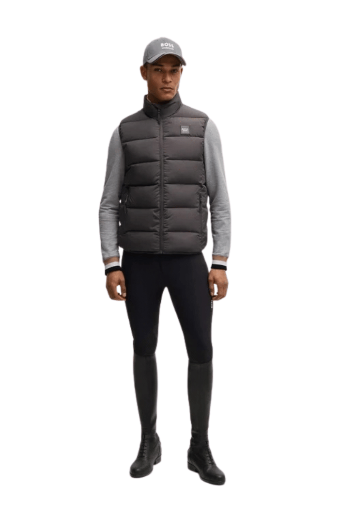 BOSS Equestrian Sweatshirt Troyer Signature Greymelange
