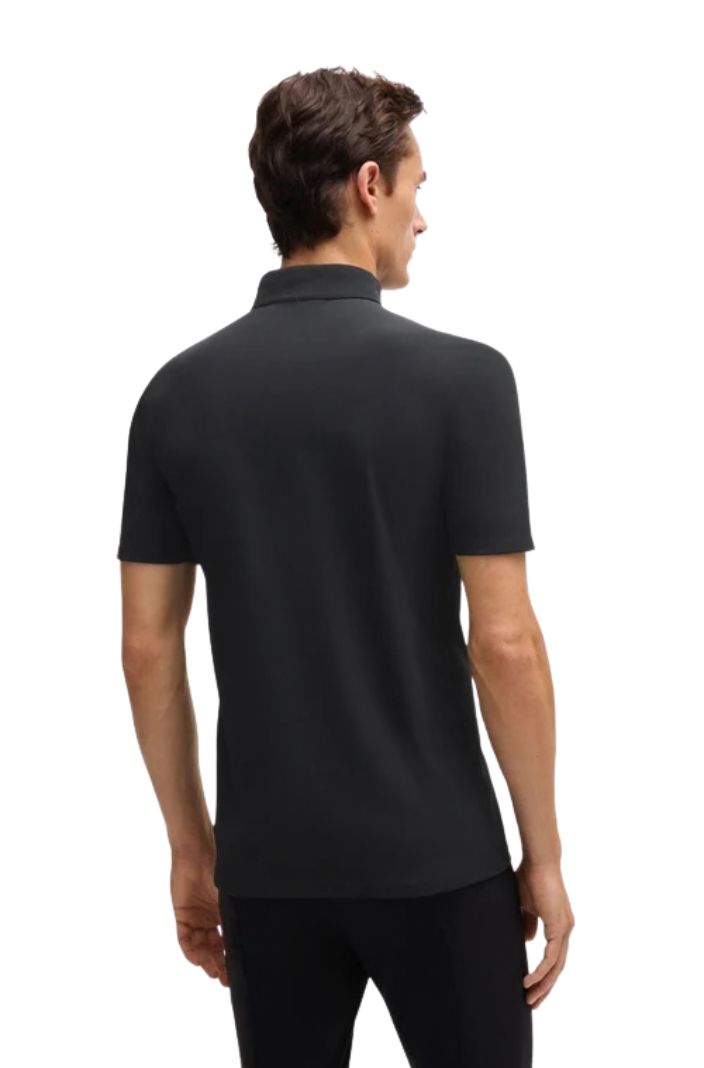 BOSS Equestrian Trainingsshirt Matt Stripes Schwarz