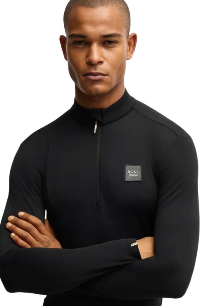 BOSS Equestrian Trainingsshirt Nolan Peached Schwarz