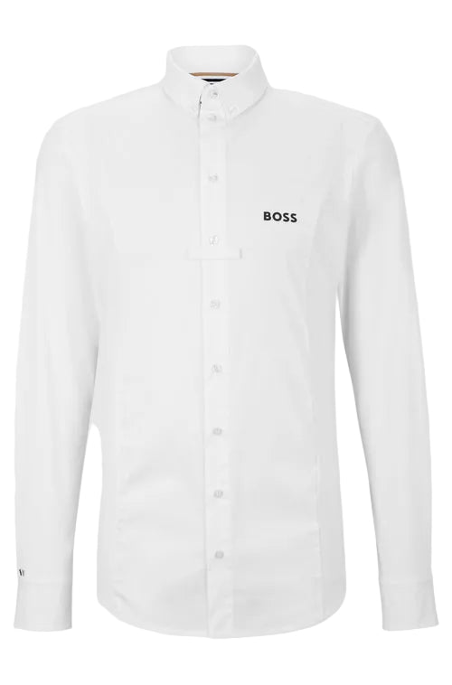 BOSS Equestrian Turnierhemd Norman Weiß 🏷️