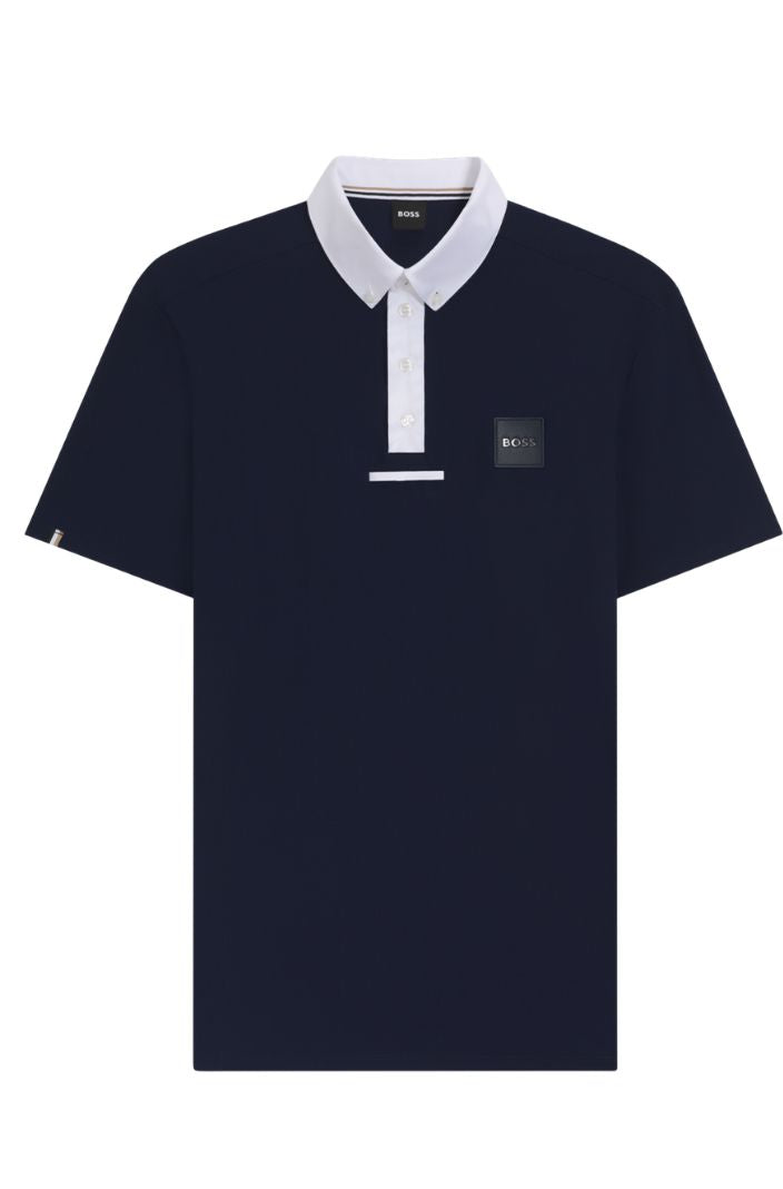 BOSS Equestrian "Competition Shirt Marty Honey Comb Sky Captain