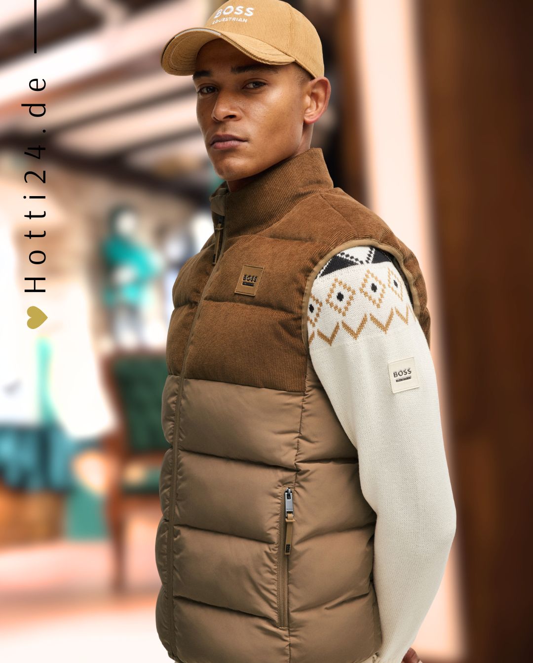 BOSS Equestrian "Vest Arthur Camel