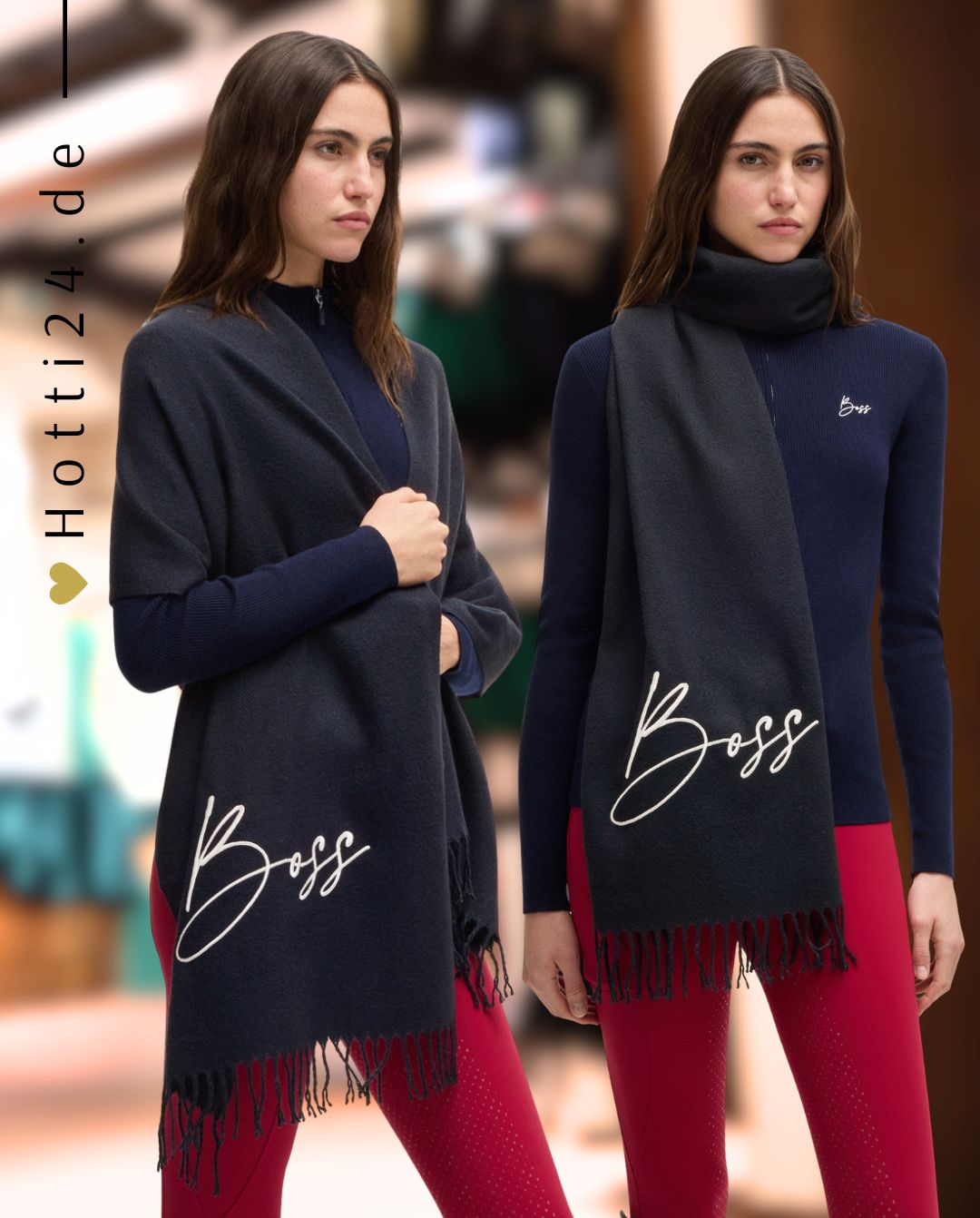 BOSS Equestrian »Scarf Logo Sky Captain